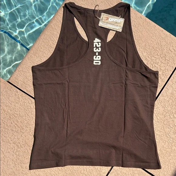 Gasp Iron Camp Throwback Tank in Timber XL NWT - Picture 10 of 14